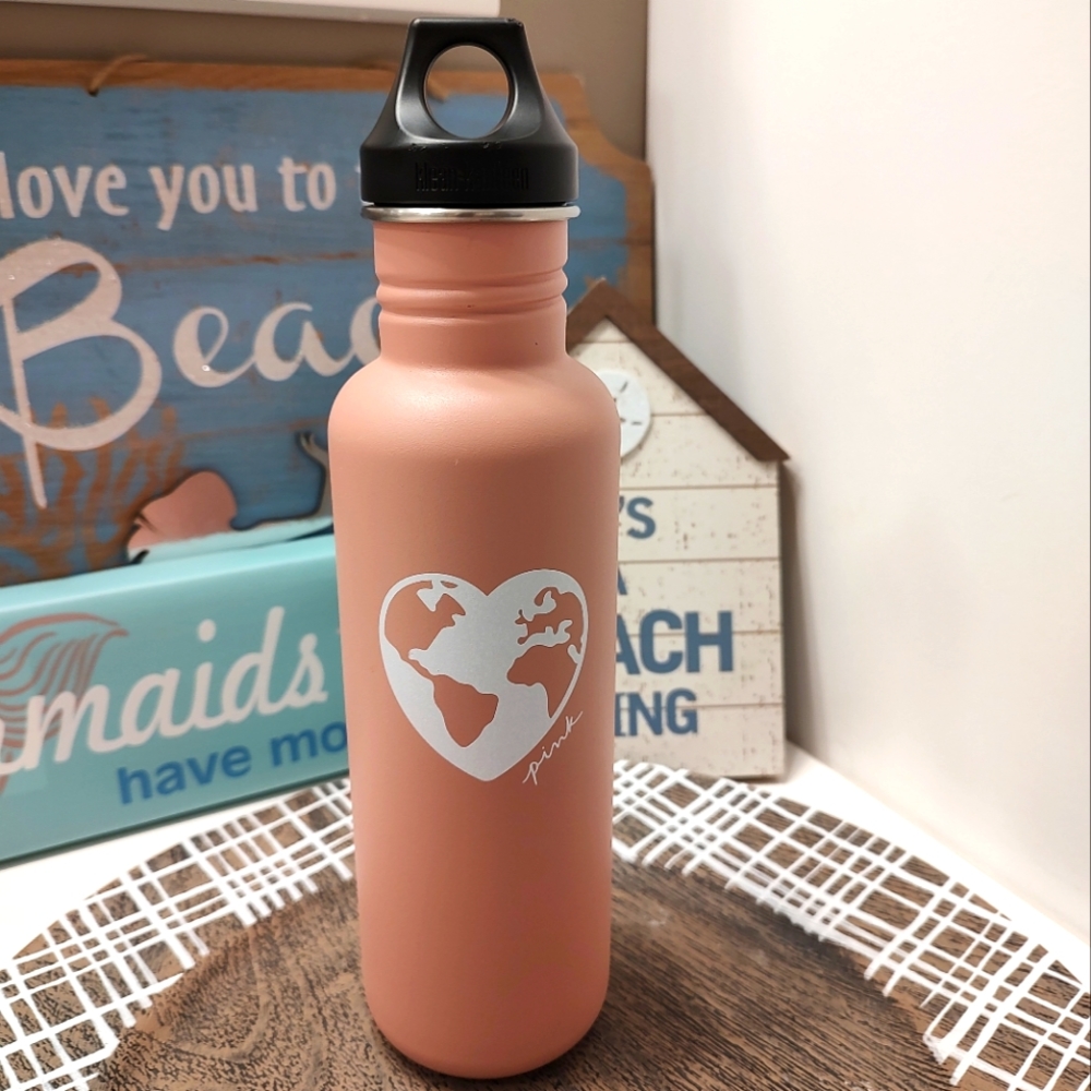 🍧 NWOT PINK by Victoria's Secret Kleen Kanteen Brand Stainless Steel Thermos